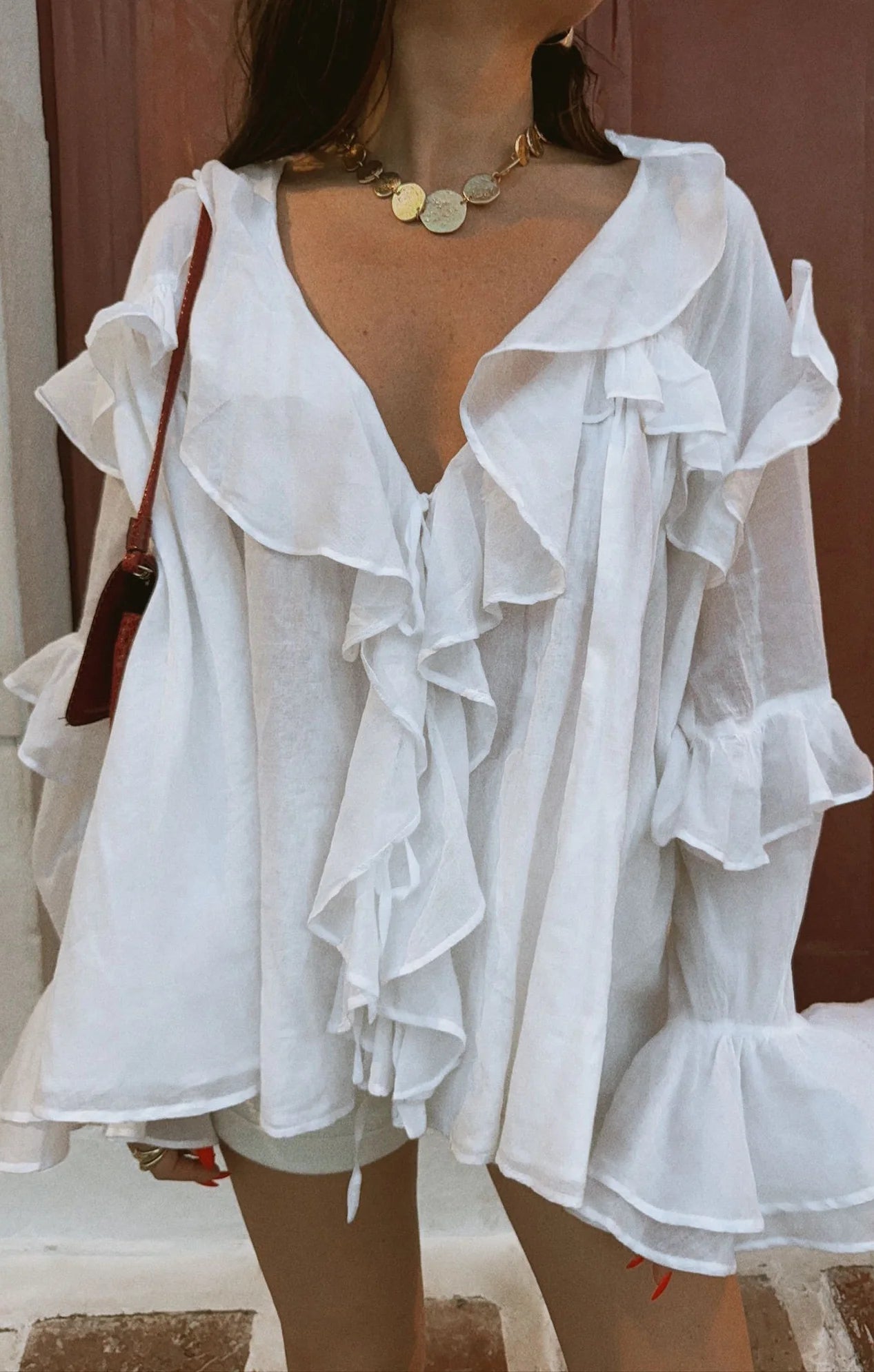 Joss Ruffle Top