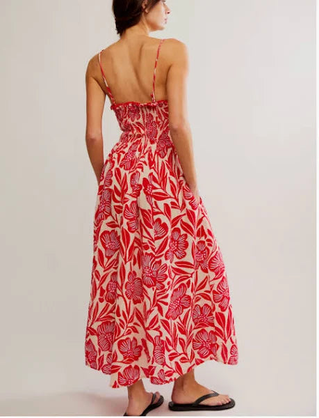 Sweet Nothings Midi Dress - Gardenia