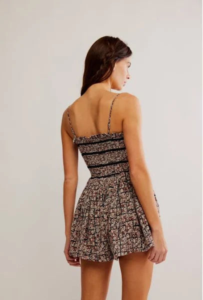 Bali Checked Out Romper