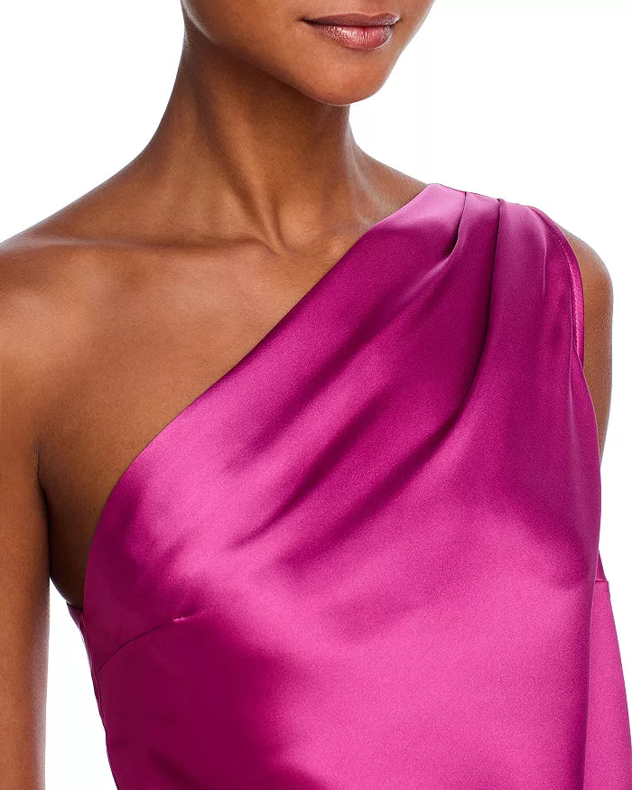 Saphire Satin One Shoulder