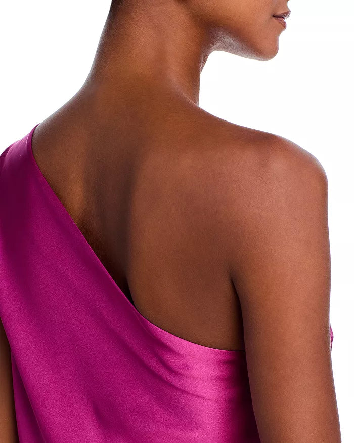 Saphire Satin One Shoulder