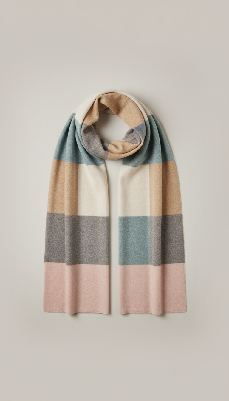Cashmere Oversized Scarf in Charcoal