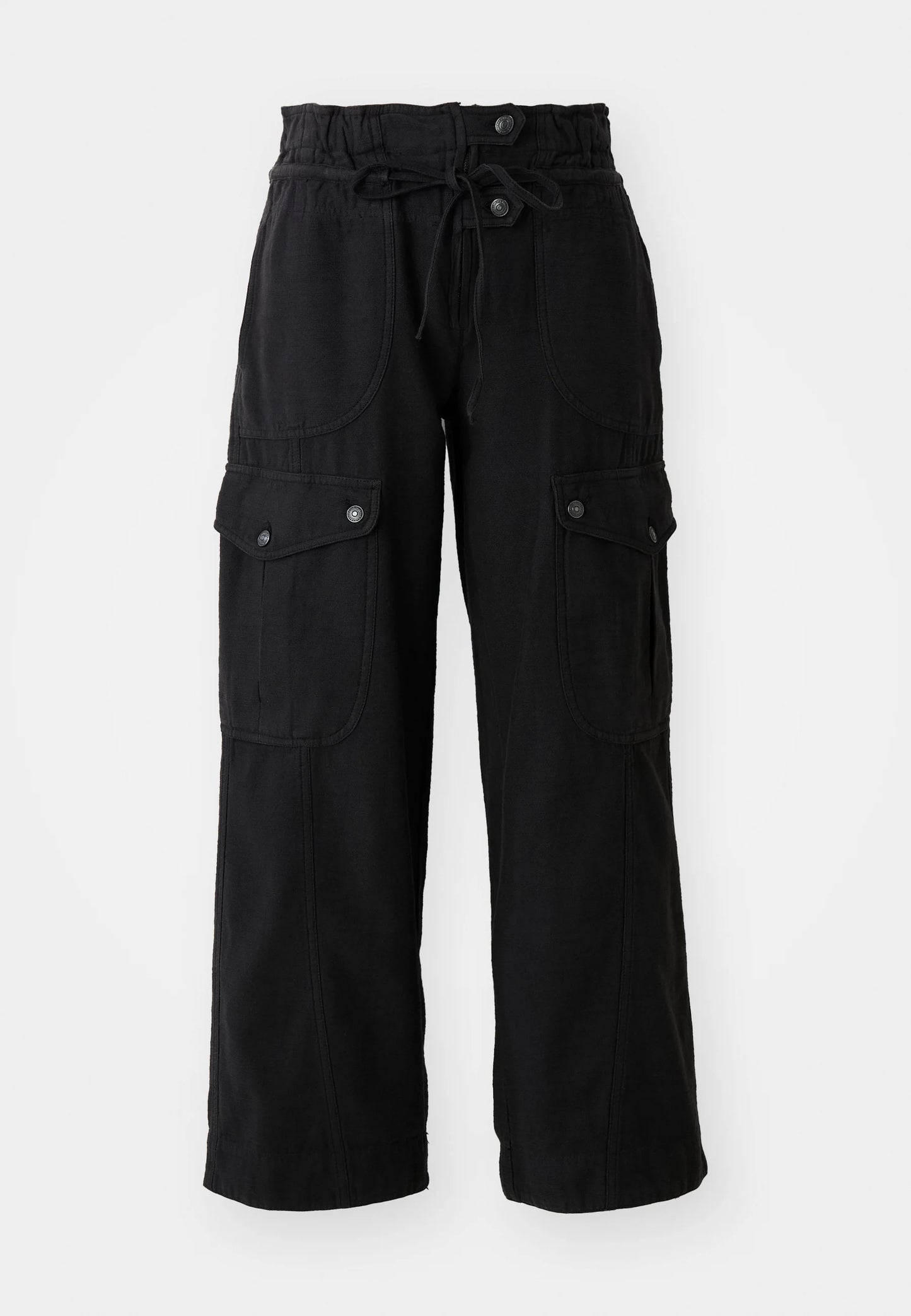 Black Cargo Trousers