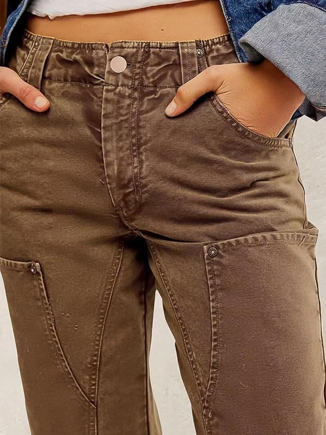 Olive Barrel Pants