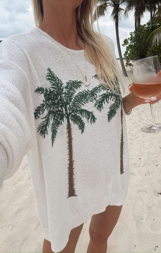 Palm Tree Sweater