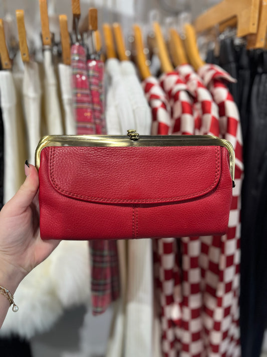 HOBO Lauren Clutch Wallet - Scarlet