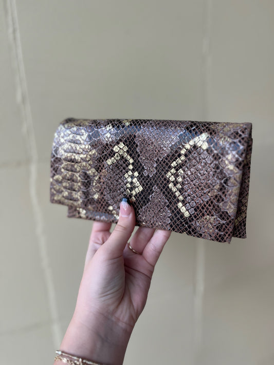 Latico Gold Snake Wallet