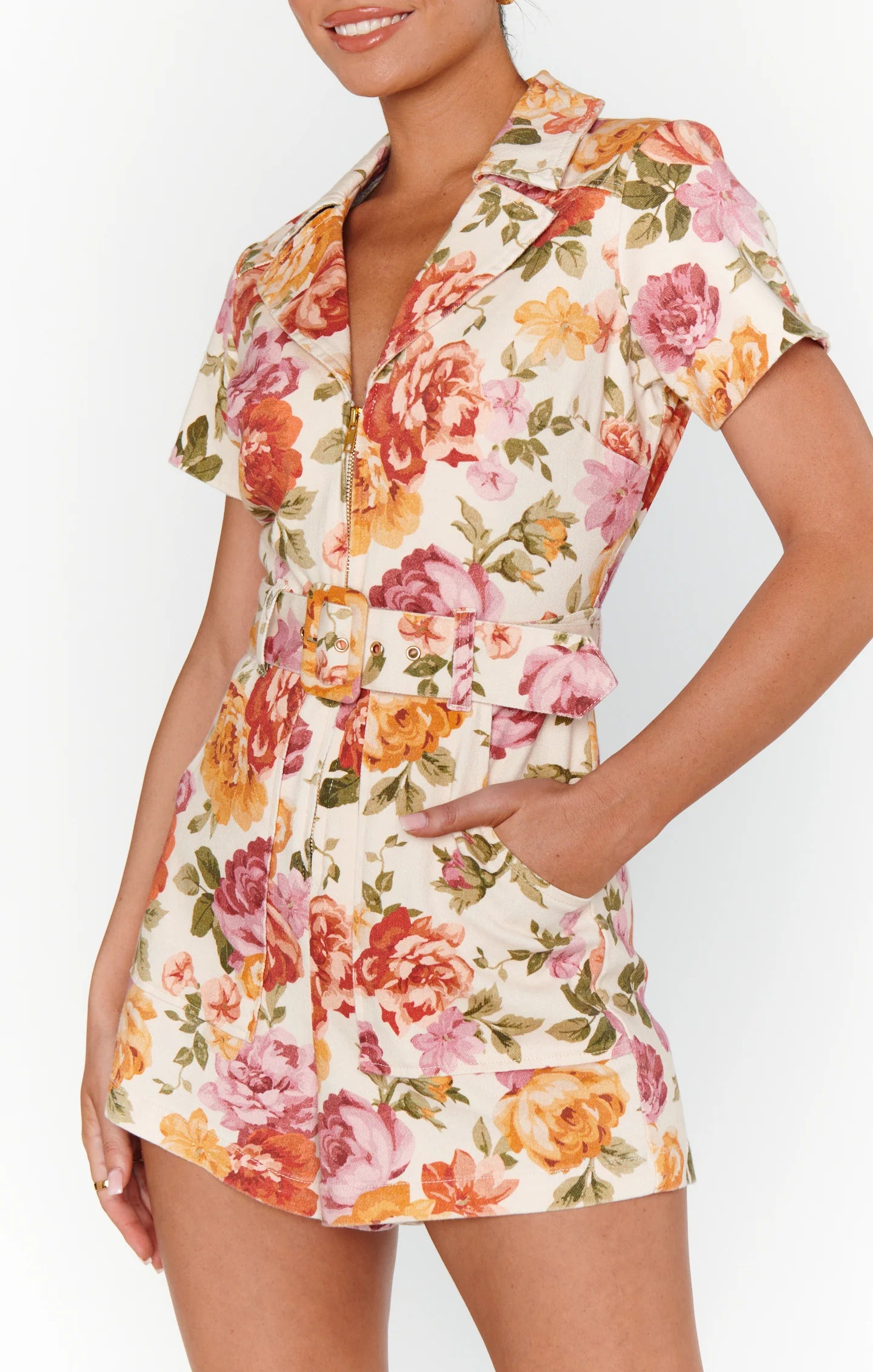 Outlaw Romper - Hillside Floral