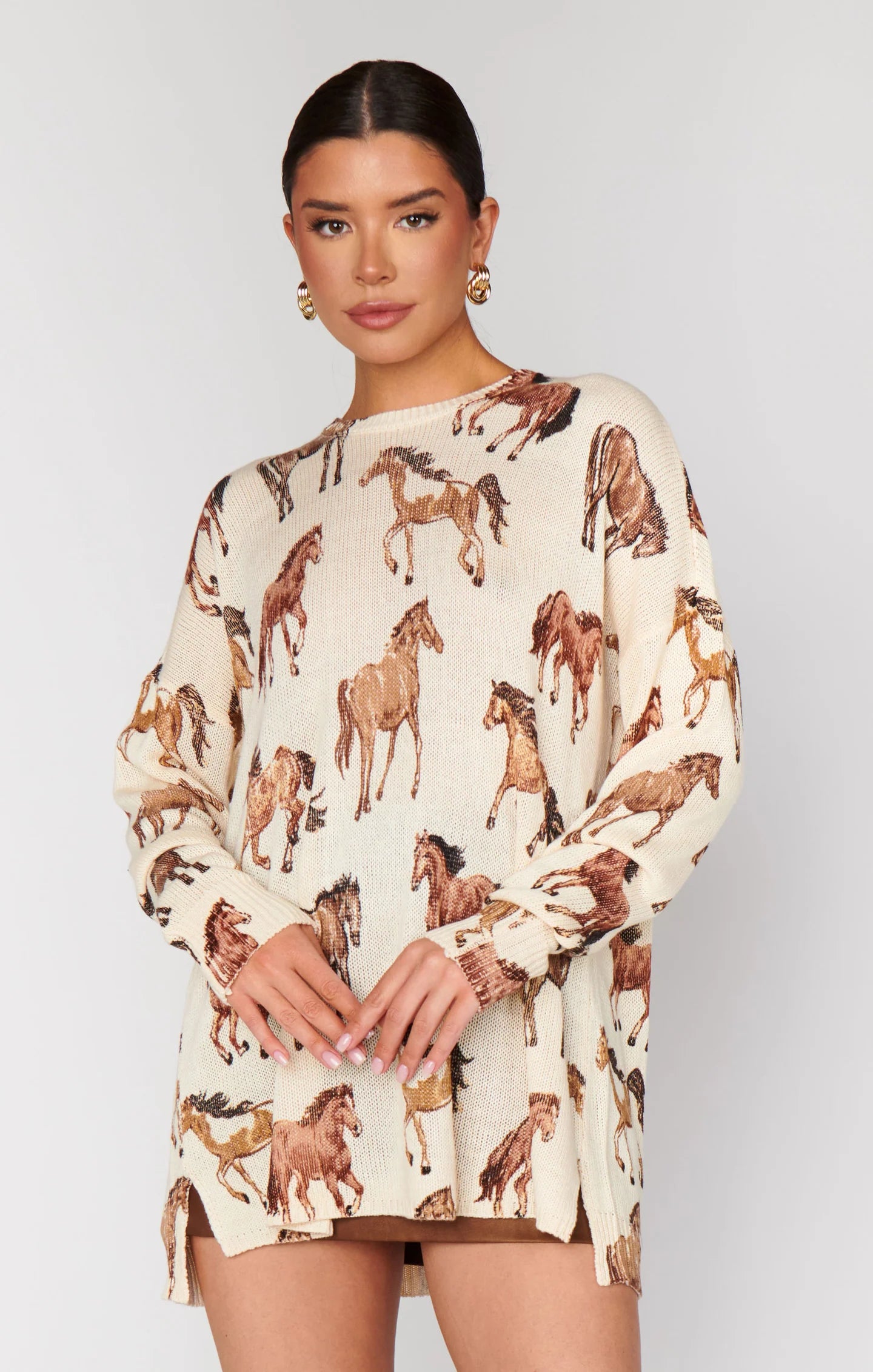 Bonfire Sweater - Horses