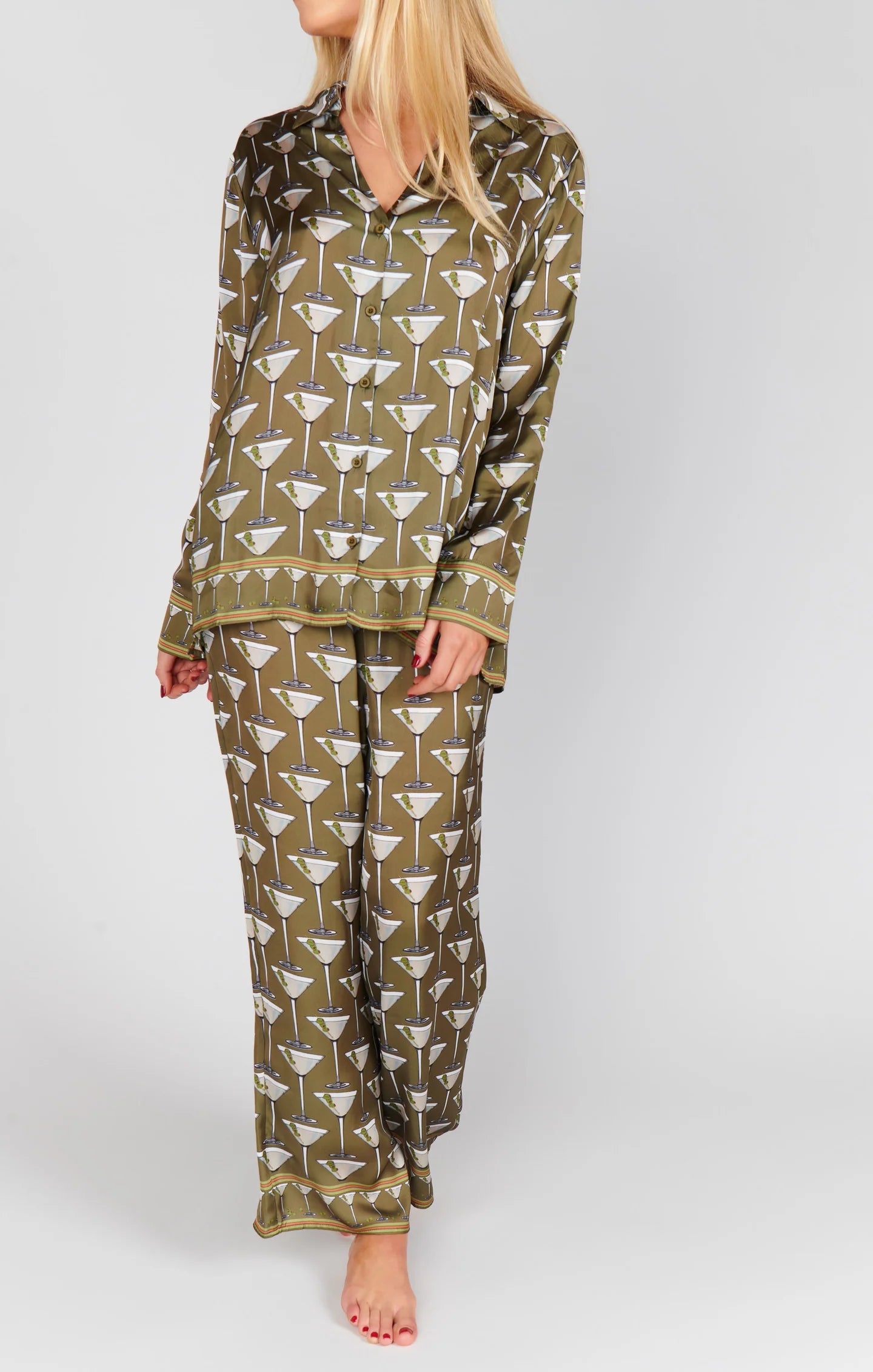 Overslept PJ Set - Martini