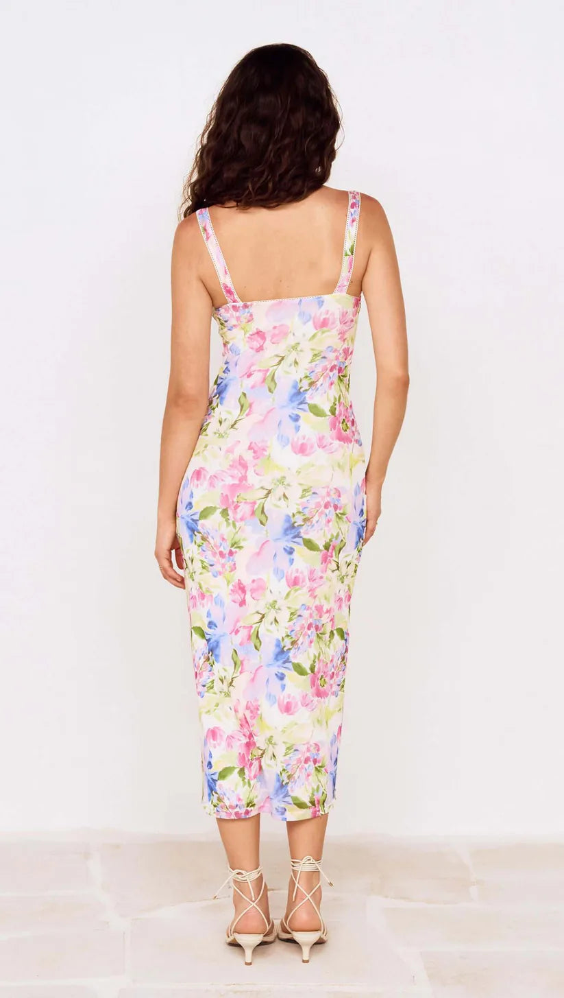 Celina Mesh Midi Dress