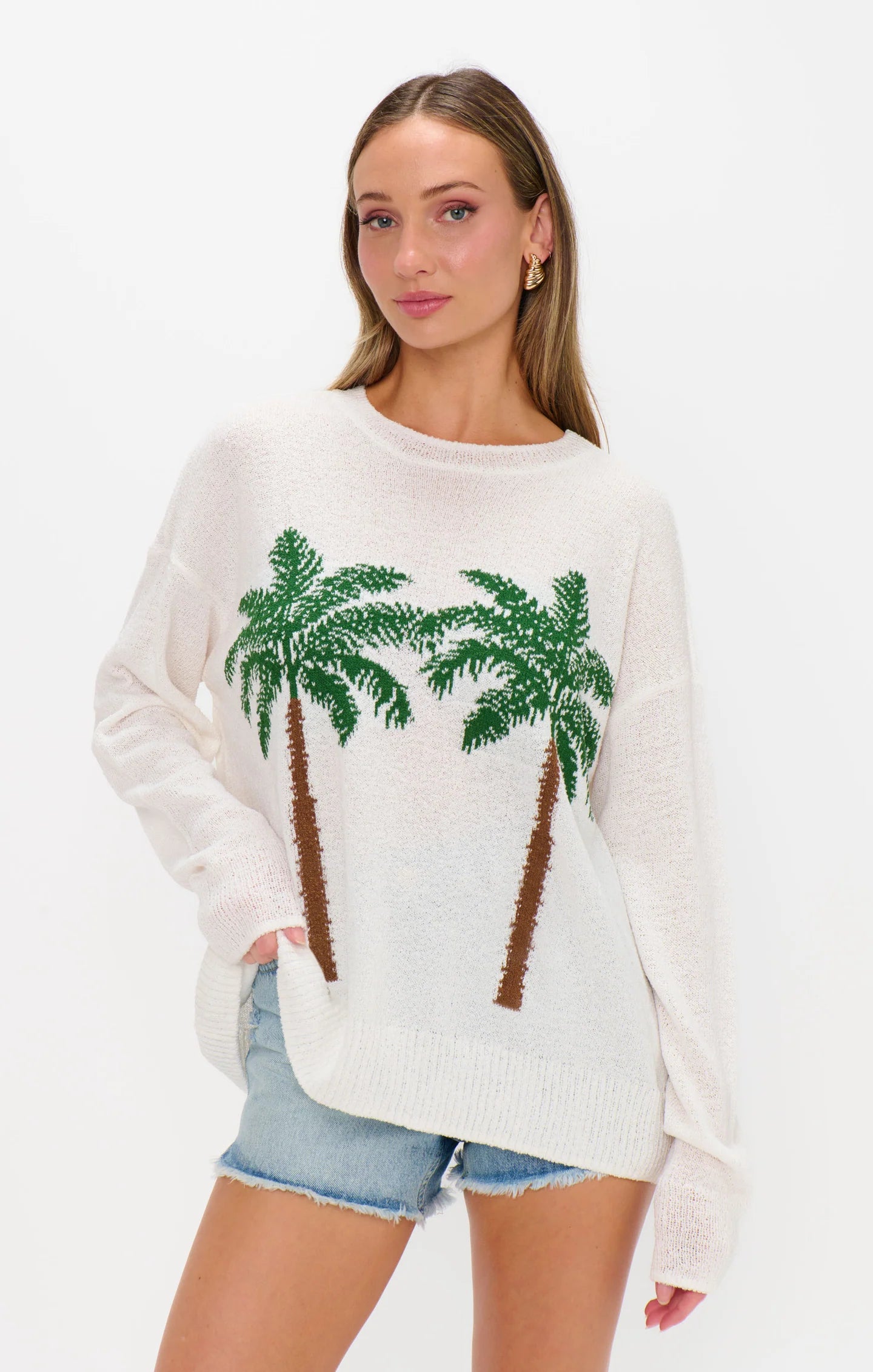 Palm Tree Sweater