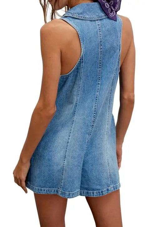 Dover Denim Romper