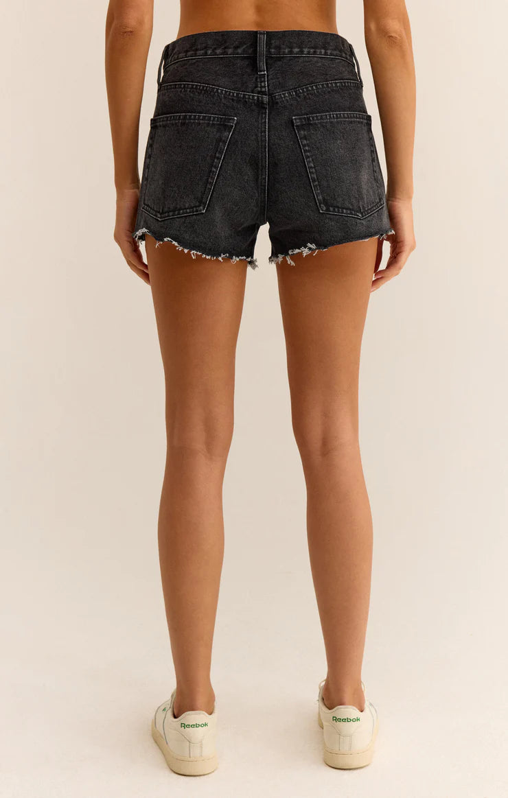 Classic Hi-Rise Denim Shorts