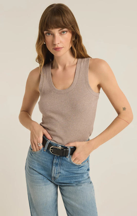 Sirena Rib Tank - Taupe