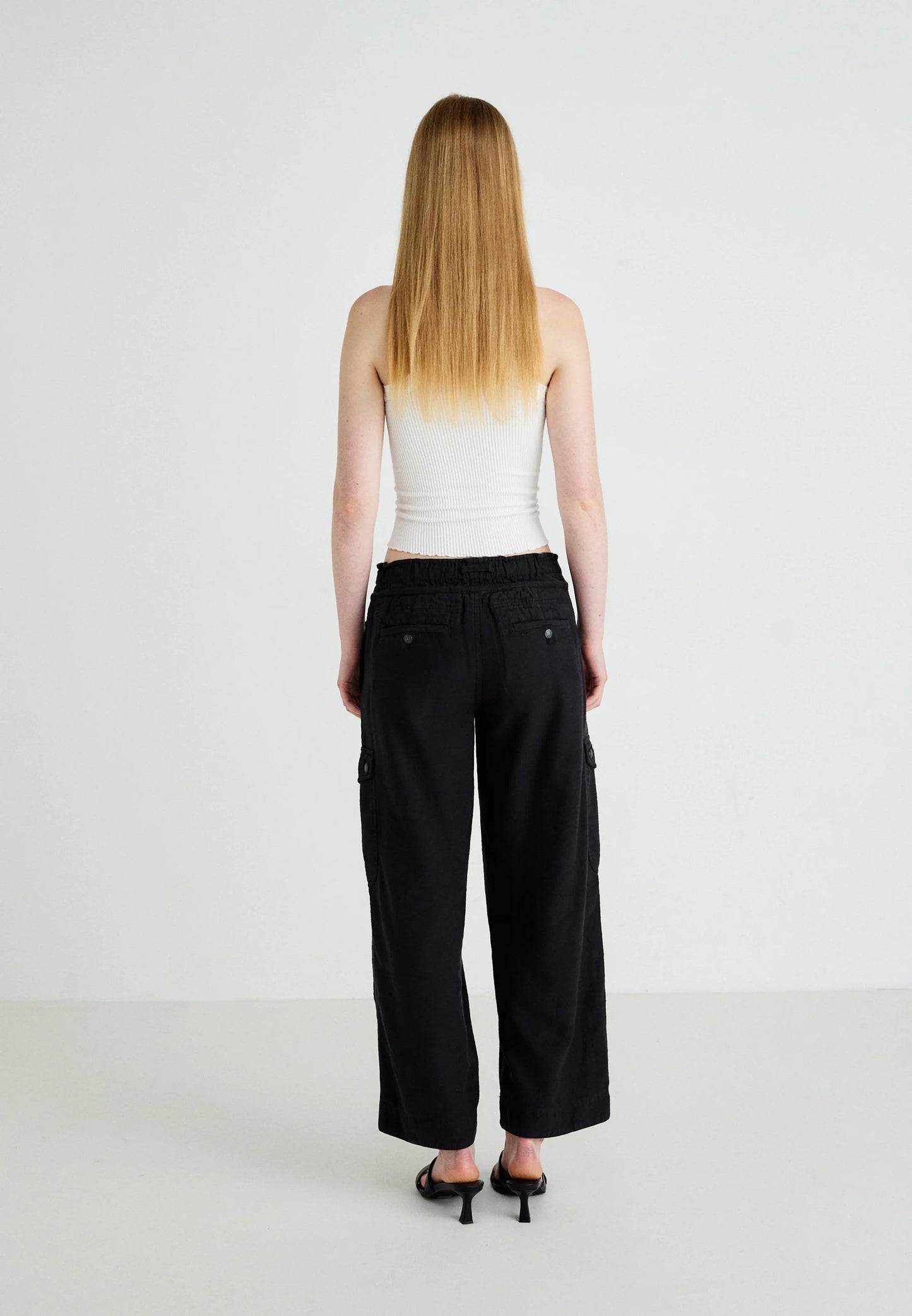 Black Cargo Trousers