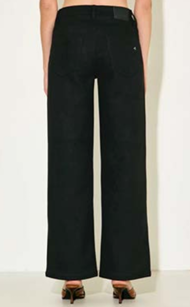 Black coated Clean Dad Jean