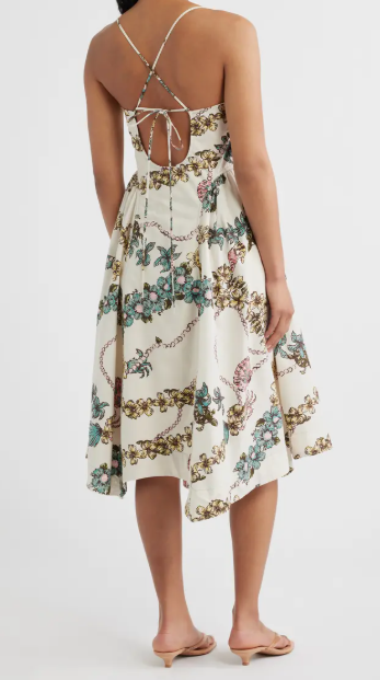 Cherish Cotton Midi  Ivory Combo