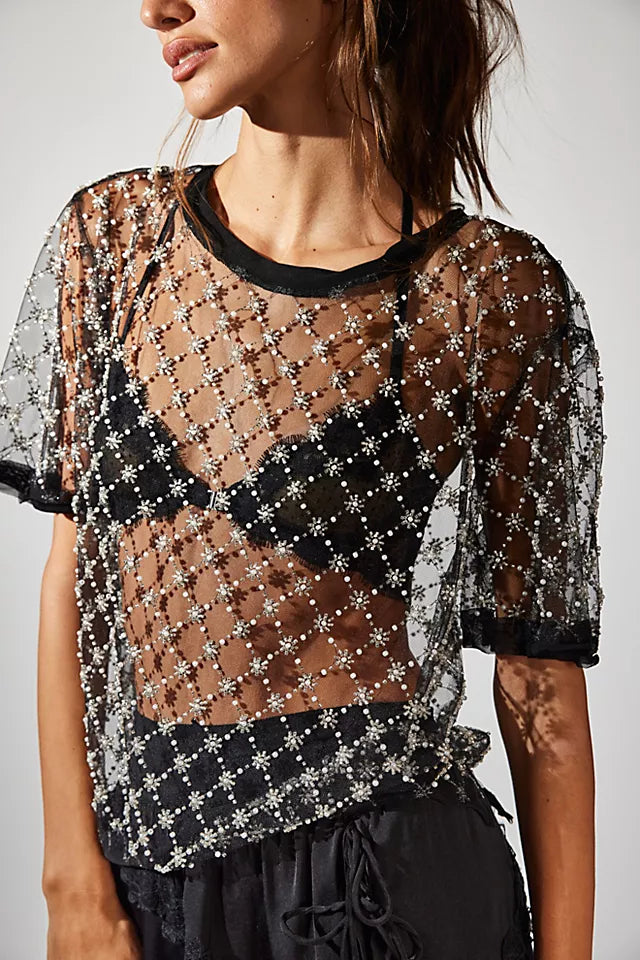 Loir Embellished Top