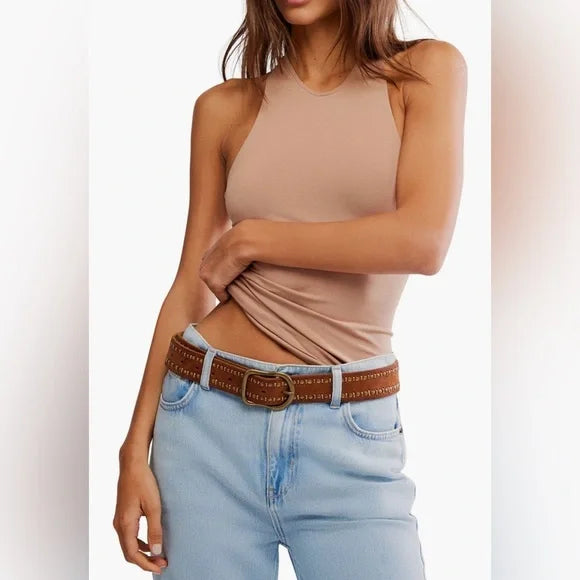 So Sleek Halter - Taupe