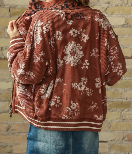 Print Mix Cardi - Whisper Pink- Free People