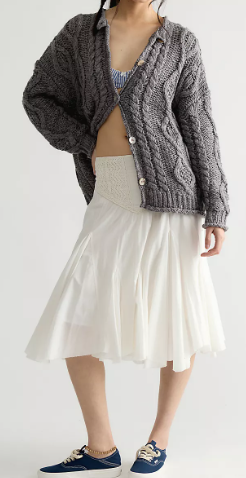 Opal Rollneck knit cardi