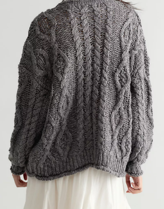 Opal Rollneck knit cardi