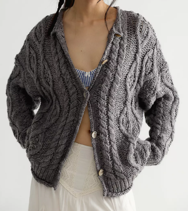 Opal Rollneck knit cardi